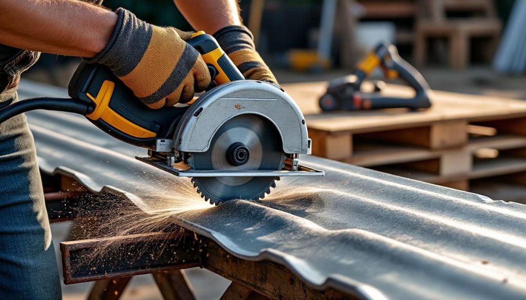 Couper tôle bac acier : les méthodes efficaces pour un découpage précis