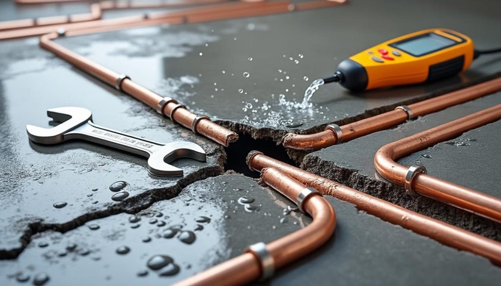 Fuite circuit chauffage sous dalle : comment détecter et résoudre ce problème rapidement