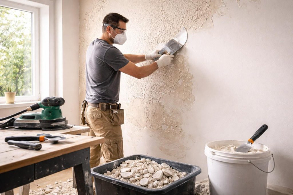 Comment retirer du crépi mural : techniques, outils indispensables, estimation des coûts et conseils pour une finition impeccable