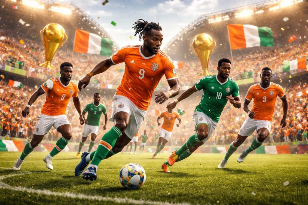 Les grands tournois de football et les équipes emblématiques de la côte d’ivoire