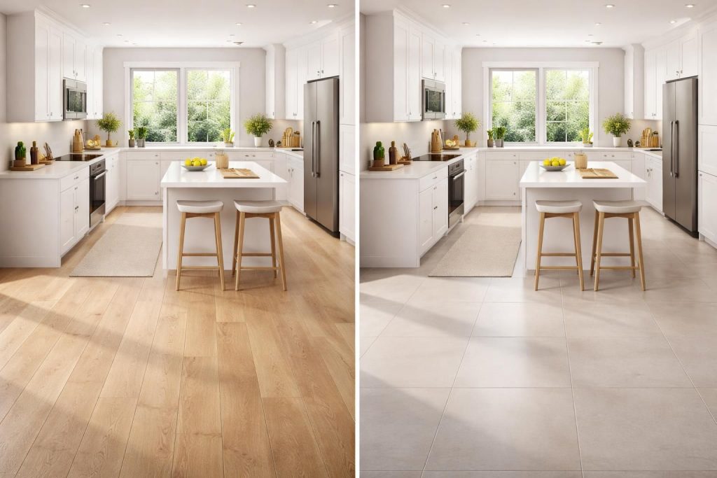 Cuisine : comment choisir entre parquet et carrelage pour un espace à vivre au quotidien