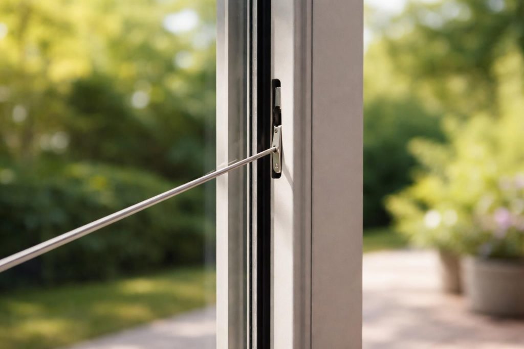 découvrez une astuce pratique pour verrouiller votre porte-fenêtre de l'extérieur même sans poignée, et sécurisez efficacement votre maison en toute simplicité.