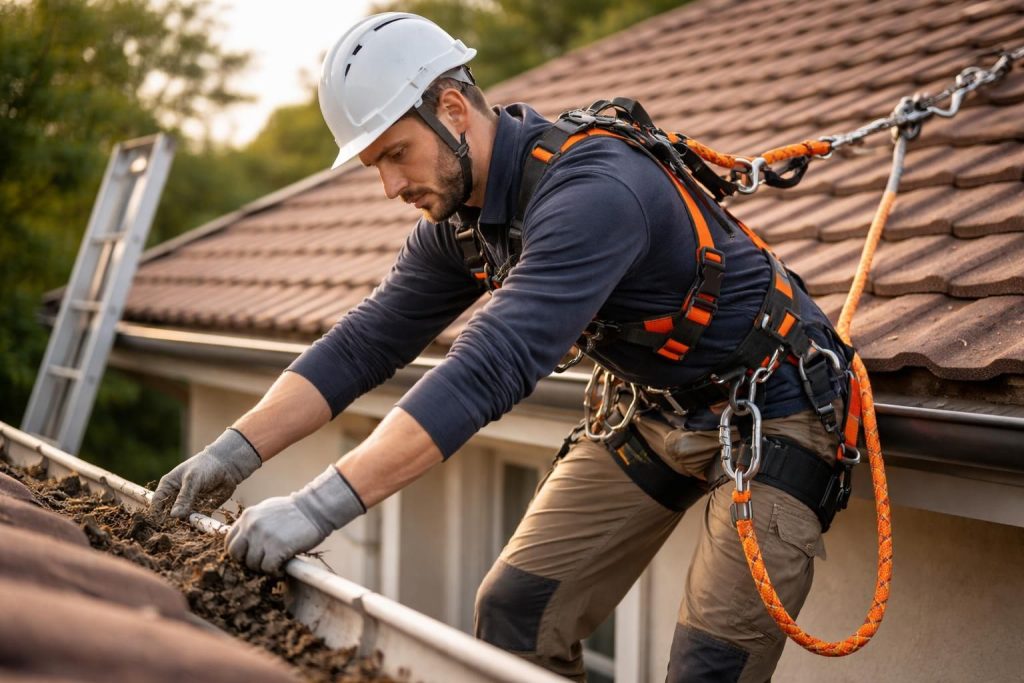découvrez quand et pourquoi s'équiper de harnais et dispositifs antichute pour assurer votre sécurité lors des travaux domestiques en hauteur.