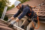 découvrez quand et pourquoi s'équiper de harnais et dispositifs antichute pour assurer votre sécurité lors des travaux domestiques en hauteur.