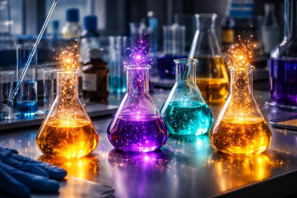 découvrez les iodures métalliques : leurs propriétés chimiques fascinantes, leurs éclats lumineux puissants et les risques méconnus liés à leur manipulation.