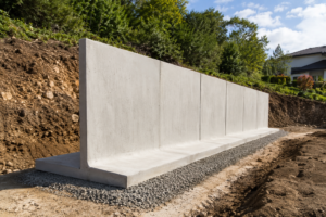 Mur de soutènement en L